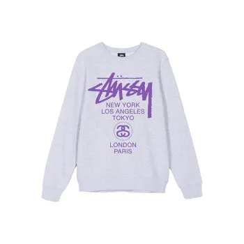 Stussy World Tour Crew 'Black/Purple'