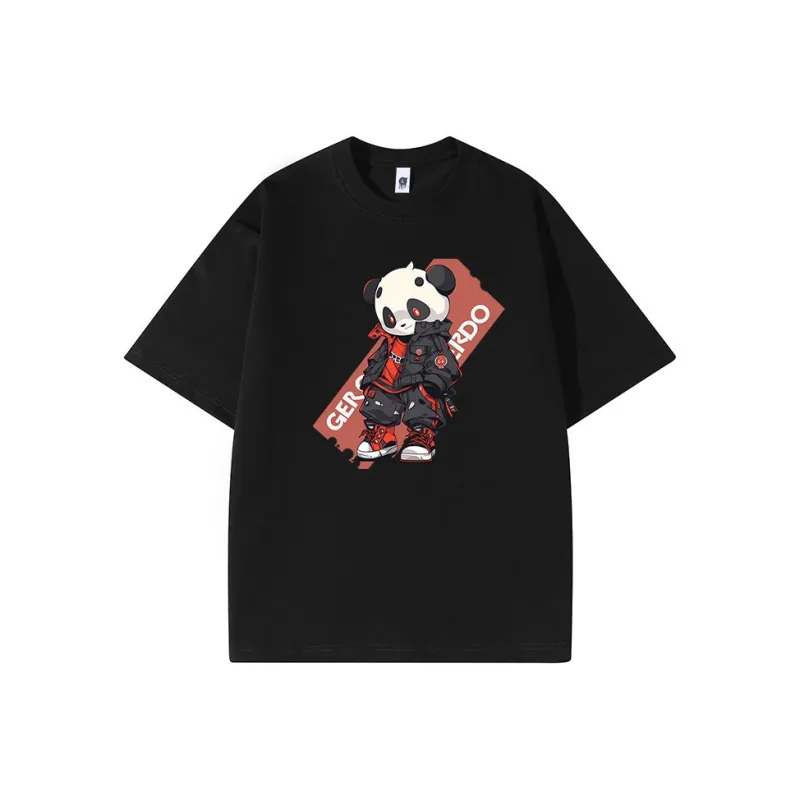 PANDA BASE T Shirts Women's-2