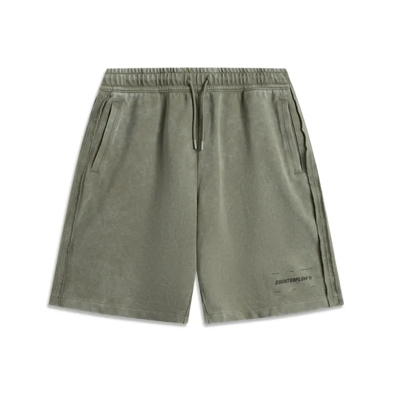 LiNing CF Tracing Casual Shorts Men's Min Tea Green-0