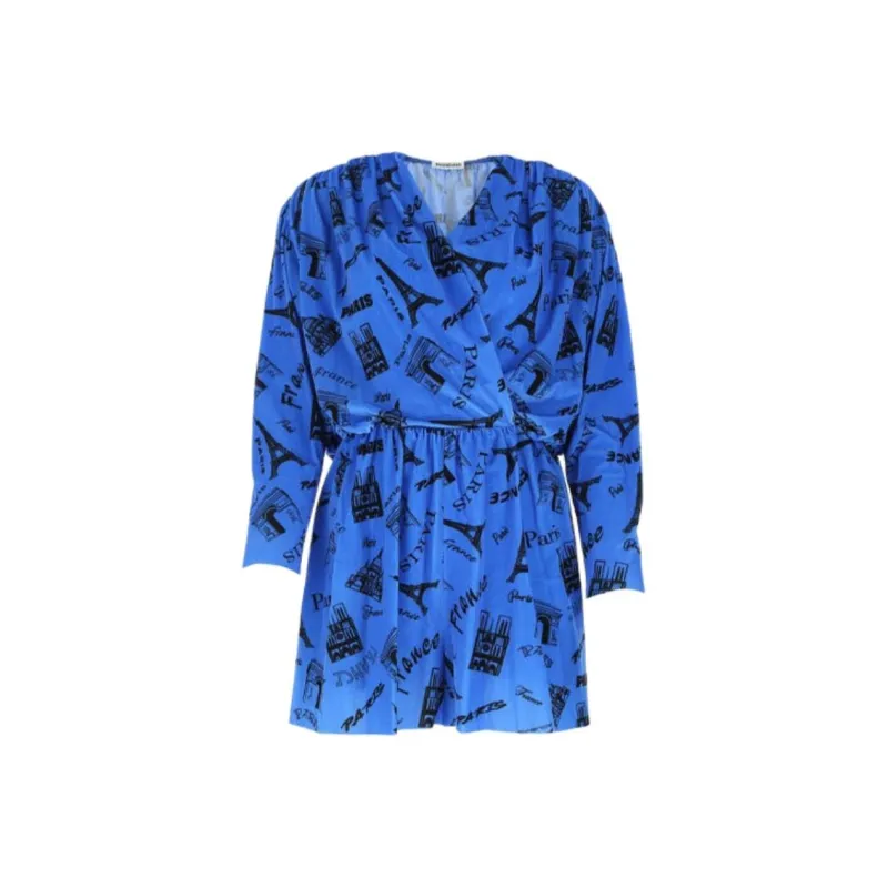 Balenciaga Bodysuits Women's Blue-0