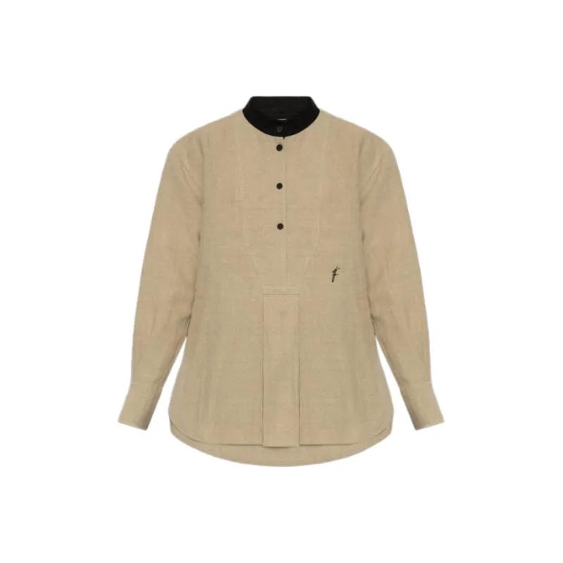 Ferragamo Shirts Women's Beige-0