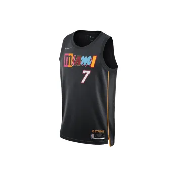 NBA Nike Miami Heat Kyle Lowry Basketball Jerseys Men's Black