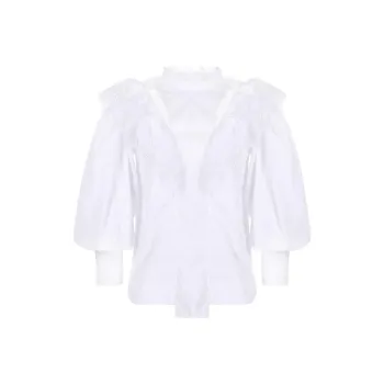 GANNI Shirts Women's White