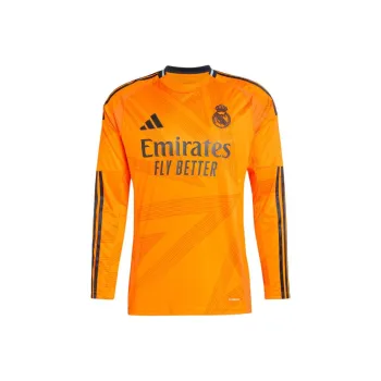 Adidas Free Shipping With AdiClub Real Madrid 24/25 Long Sleeve Away Jersey