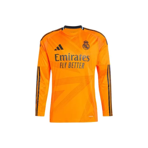 Adidas Free Shipping With AdiClub Real Madrid 24/25 Long Sleeve Away Jersey
