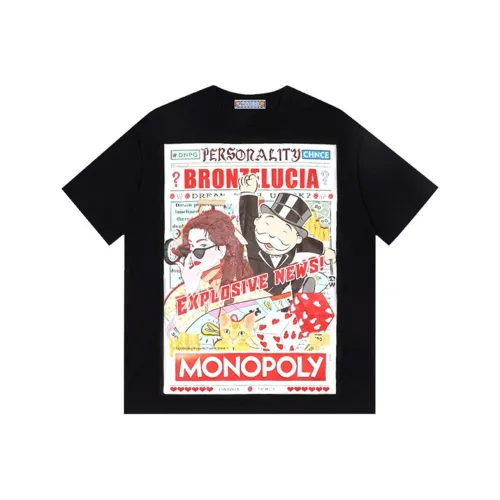 Bronze Lucia 블랙 남녀공용 티셔츠
