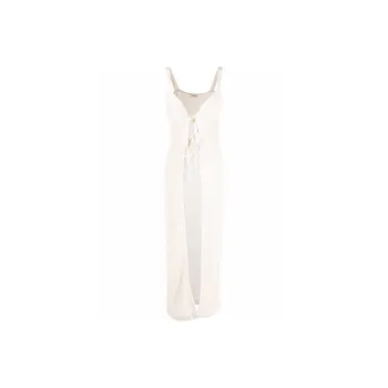 NANUSHKA Perforated Sleeveless Tied Maxi Dress