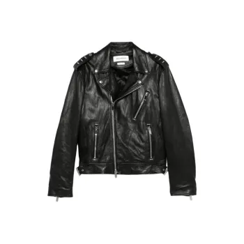 Alexander McQueen Zip Up Leather Jacket