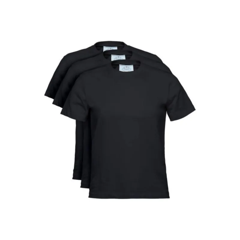 PRADA T-Shirts Women's 3 Pack Black-0