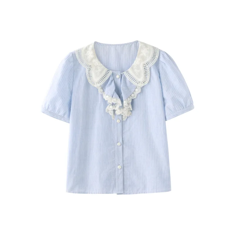 Miss Chipmunk Shirt Women's Blue-0