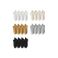 4 White, 4 Beige, 4 Ginger Yellow, 4 Light Gray, 4 Black