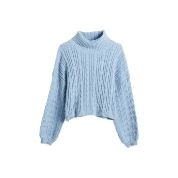 Olrain Sweaters Women's Blue