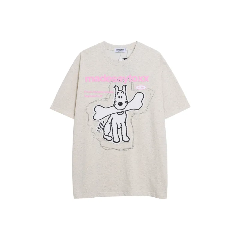 Vine Color Drop Shoulder Sleeve T Shirt Women's-0