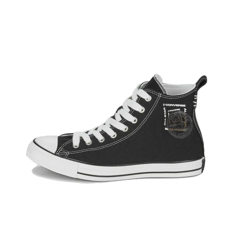Converse All Star Anti Slip Wear Resistant High Top Canvas Shoes Men's Black-0