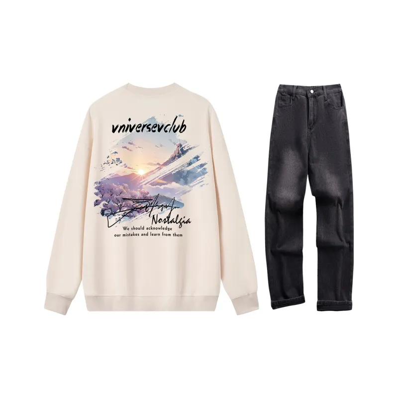 VniVerseVClub Sweatshirt Set Unisex-20