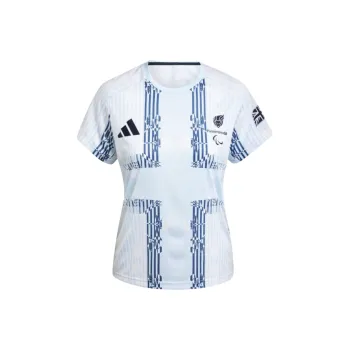 Adidas Women's Team Gb T Shirt Sky Tint