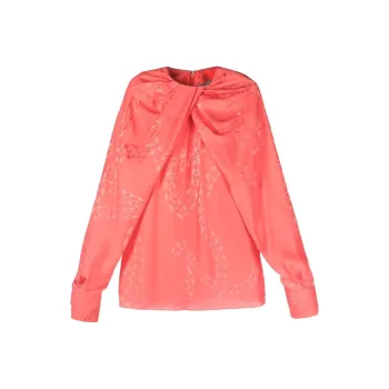 Stella McCartney Falabella Chain Jacquard Top