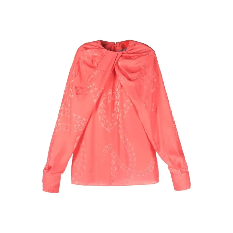 Stella McCartney Falabella Chain Jacquard Top-0
