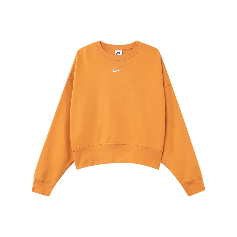 Nike Sportswear Essentials Series Sweatshirts Women's Orange-0
