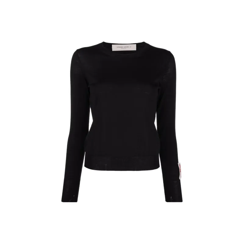 Golden Goose Logo patch Wool Jumper-0