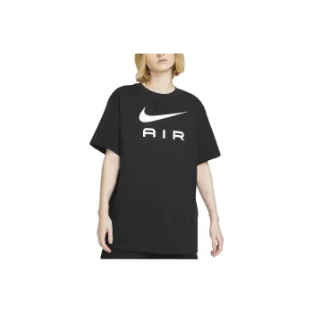 Nike Air Women's Graphics Print Loose Fit T Shirt Black