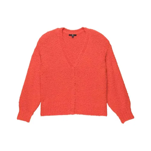 Vans Valerie Boucle Cardigan Sweater Women's Red