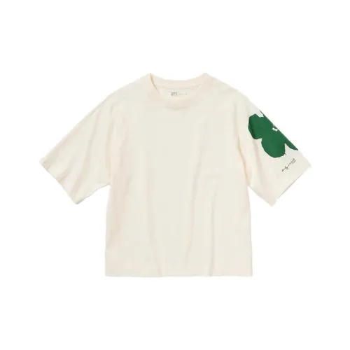 UNIQLO × Andy Warhol Raglan Sleeve T Shirt Women's Ivory