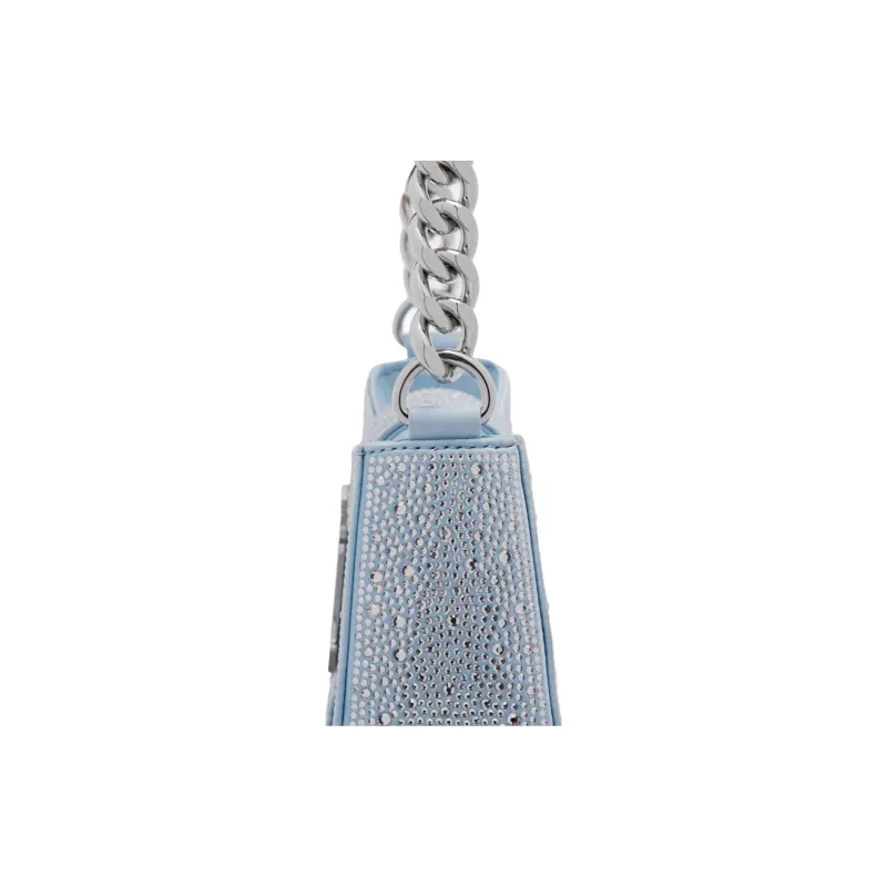 Misbhv Cow Leather Shoulder Bag Mini Women's Baby Blue-3