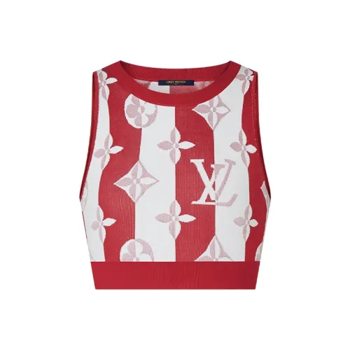 LOUIS VUITTON New Quarterly Products Of LV Camisoles Women's Red