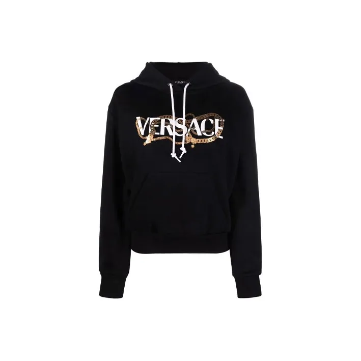 VERSACE Sweatshirts Women's Black-0