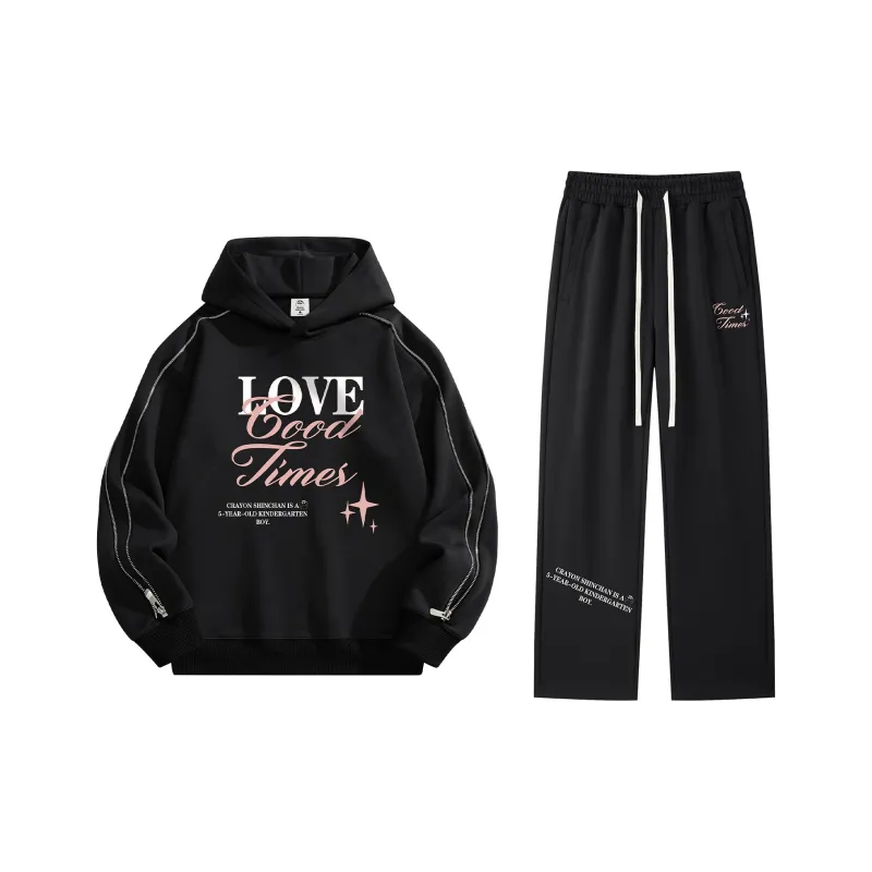 Crayon Shinchan Sweatshirt Set Unisex-0