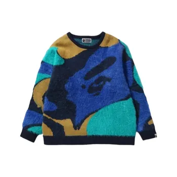 A BATHING APE Head Series Knitwear Women's Multicolor