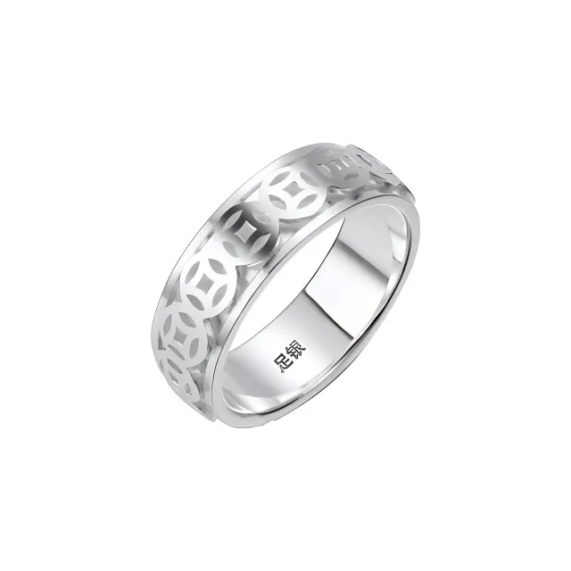 Hui Xuan Charm Sterling Silver 990 Rings Unisex-0