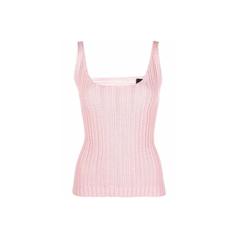 Blumarine Knitted Sleeveless Top-0