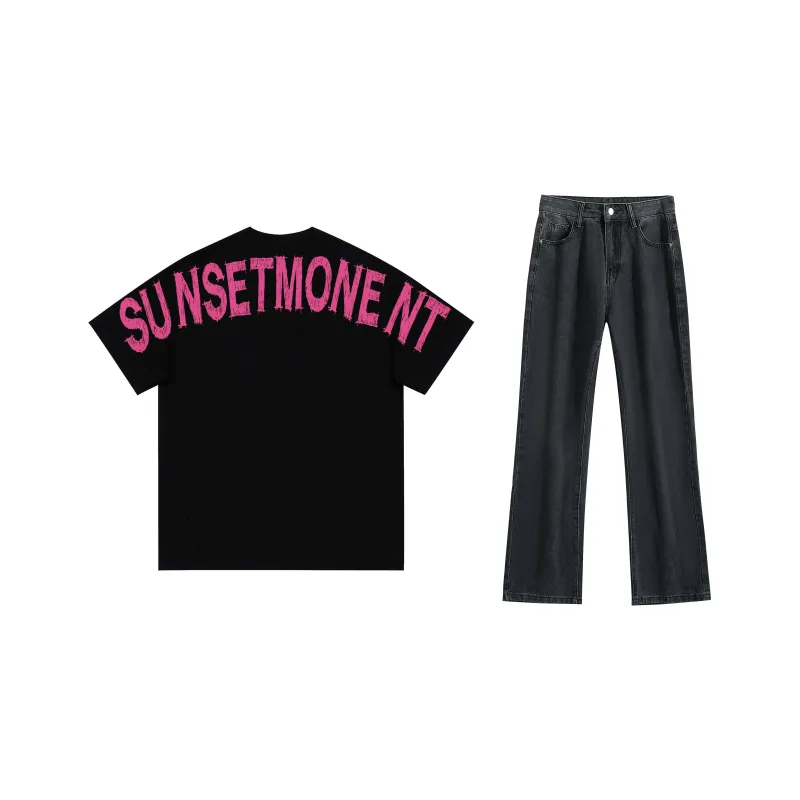 SUNSETMONENT Casual Sportswear Unisex-0