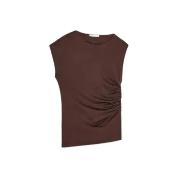 ZARA T Shirts Women's Chocolate