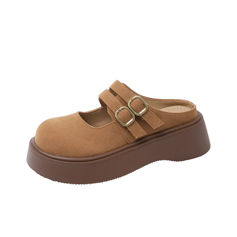 SUPEREDGE Loafers Women's Brown/Beige-0