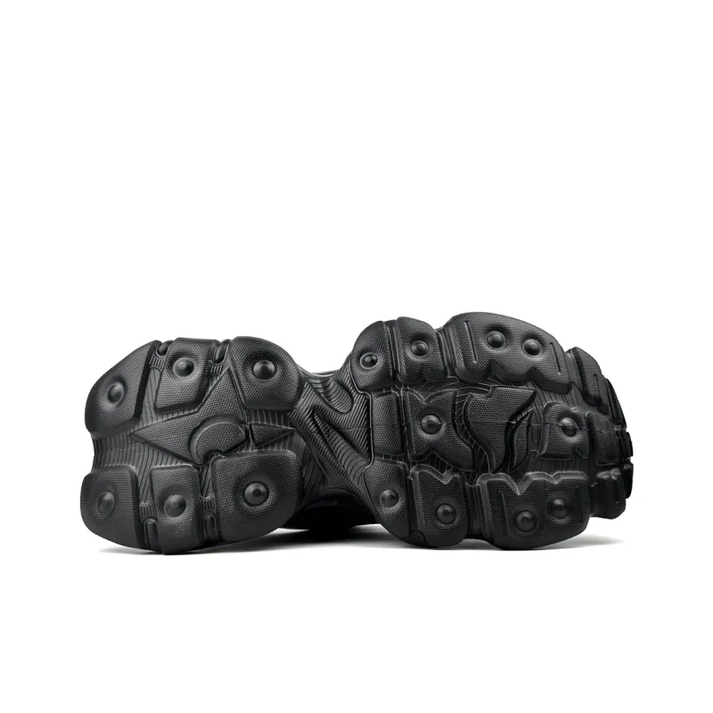 CHAOSHU Low Top Chunky Sneakers Unisex Black-5