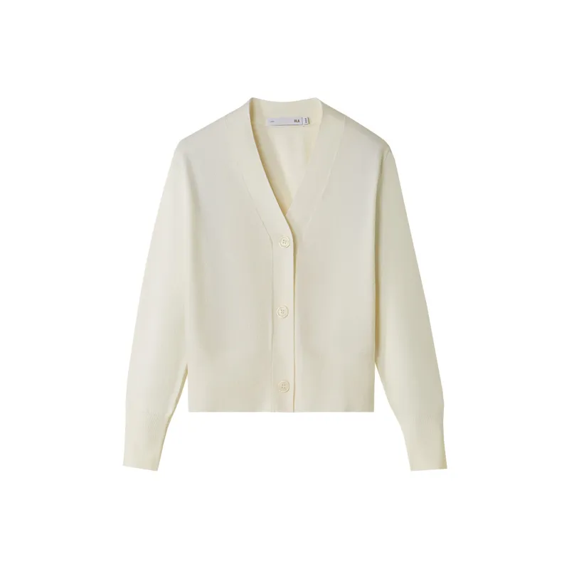 HLA FW24 Knitted Fabric Cardigan Women's-0