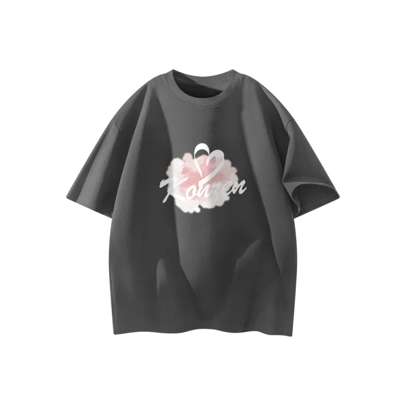 Caramella Drop Shoulder Sleeve T Shirt Unisex-13