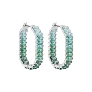 Swarovski Matrix Hoop Earrings