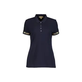 Burberry Polo Shirt Women's Navy Blue