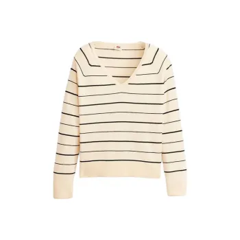 Levi’s Sweater Women's White Stripes