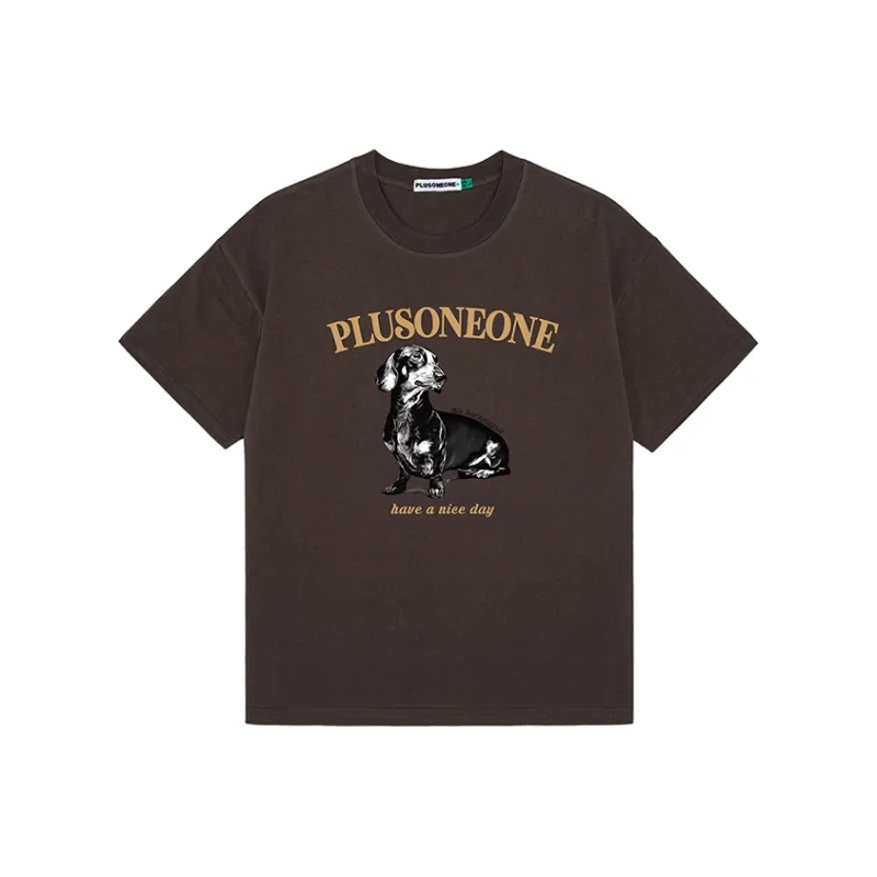 PLUSONEONE+ Regular Short Sleeved T Shirts Unisex-16