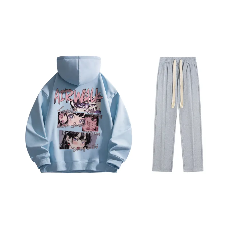 Airwalk Sweatshirt Sets Unisex-84