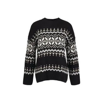 BARBOUR Cleaver Knitted Jumper Sweater Women's Black