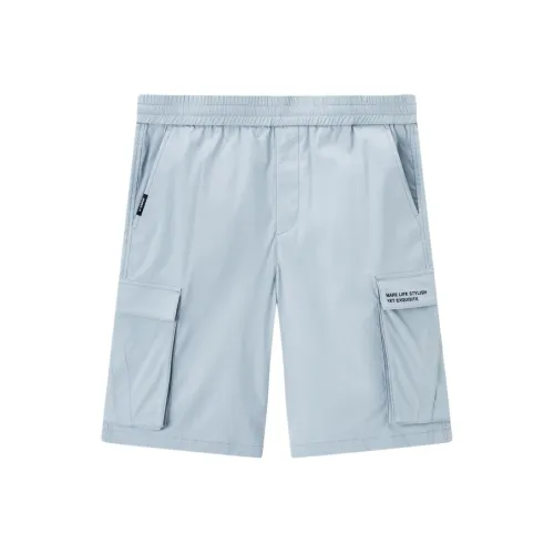Jiumuwang Men's Pants Expert Casual Shorts Loose Fit Version Men's Sky Blue