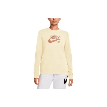 Nike Swoosh 'Coconut Milk/Amber Brown/White' Sweatshirt