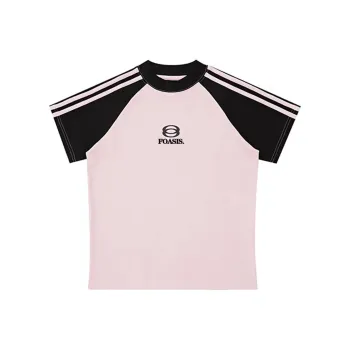 FOASIS Drop Shoulder Sleeve T Shirt Women's Pink