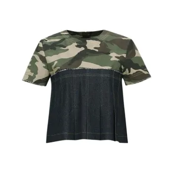 ANDERSSON BELL SS24 T Shirt Women's Khaki Indigo